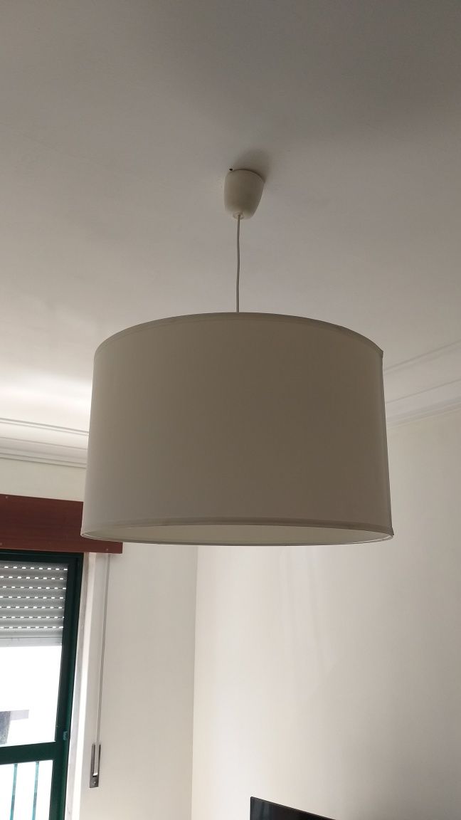 Candeeiro ikea branco 50cm