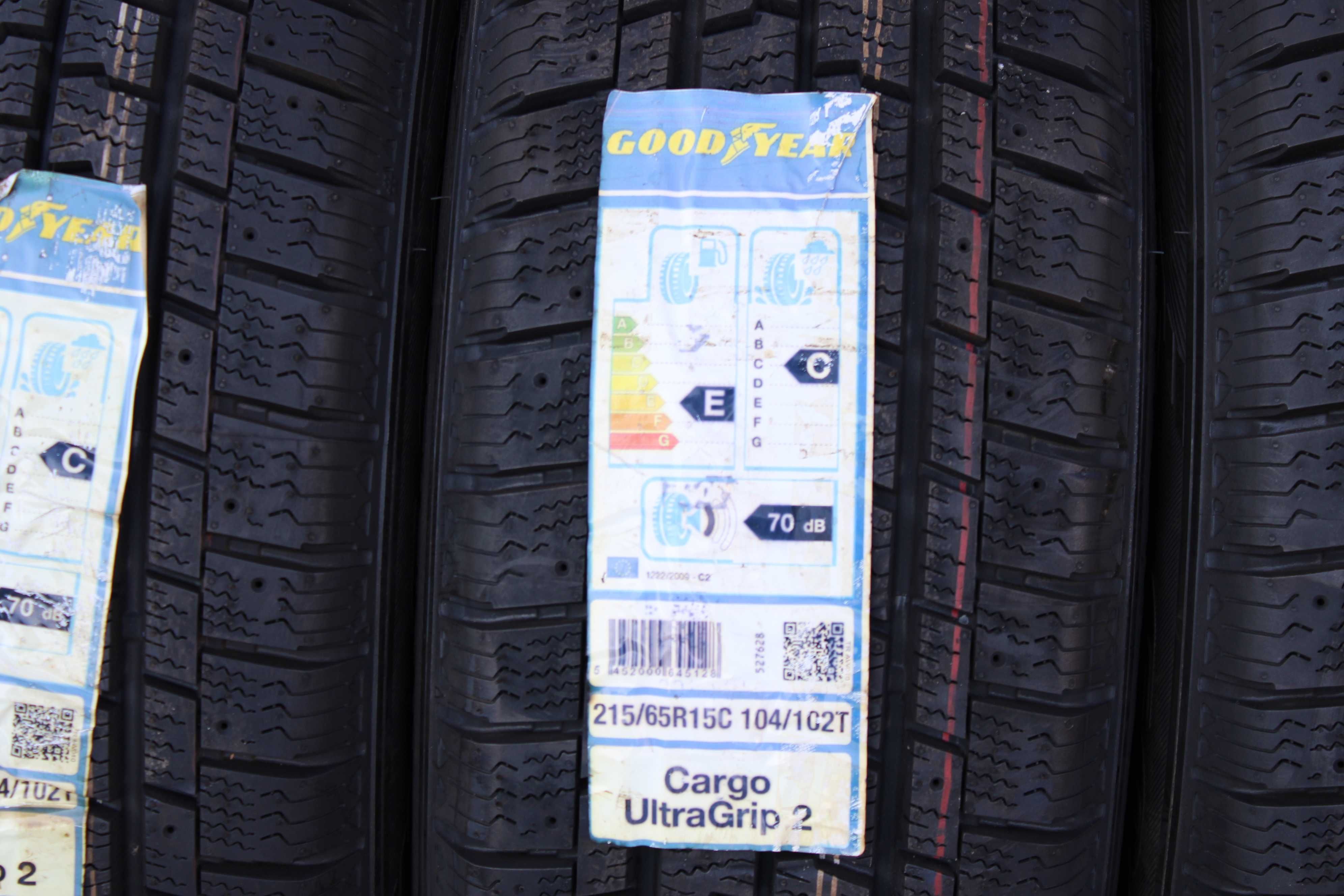 215/65R15C GoodYear Cargo UltraGrip 2 104/102T 2017/2018r. NOWE 4szt.