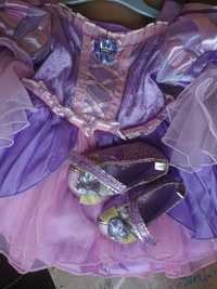 Рапунцель костюмчик 1,5 года (платье, повязка, туфельки) Disney сукня
