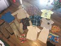 Paka chlopieca 86/92 tshirt spodnie polowki koszule ...