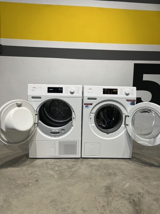 Комплект Miele пральна WCD 330 WPS та сушильна  TCE 635 WP. 8 kg/Pwsh