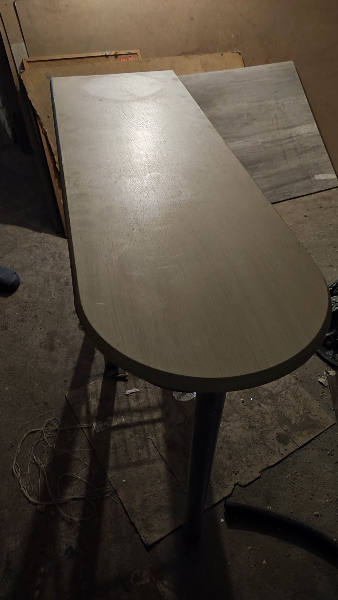 Wyspa kuchenna metalowa z blatem