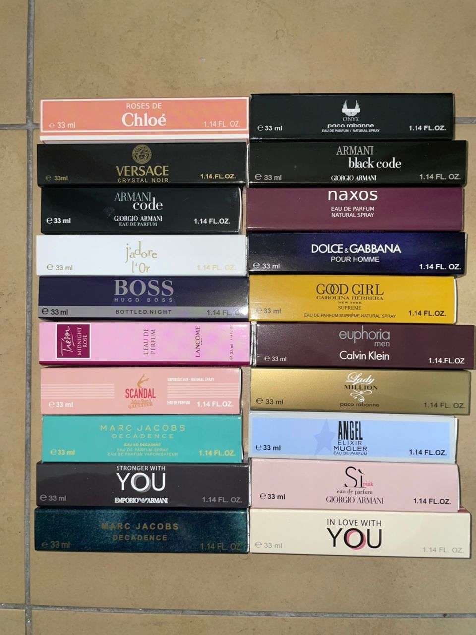 Perfumy 33 ml Duży Asortyment