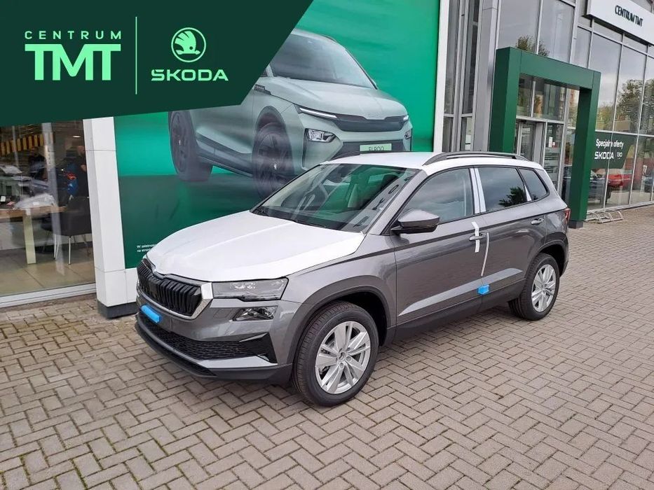Skoda Karoq 1.5 TSI 150KM DSG EDITION 130, fabryczny hak, grzana przednia szyba