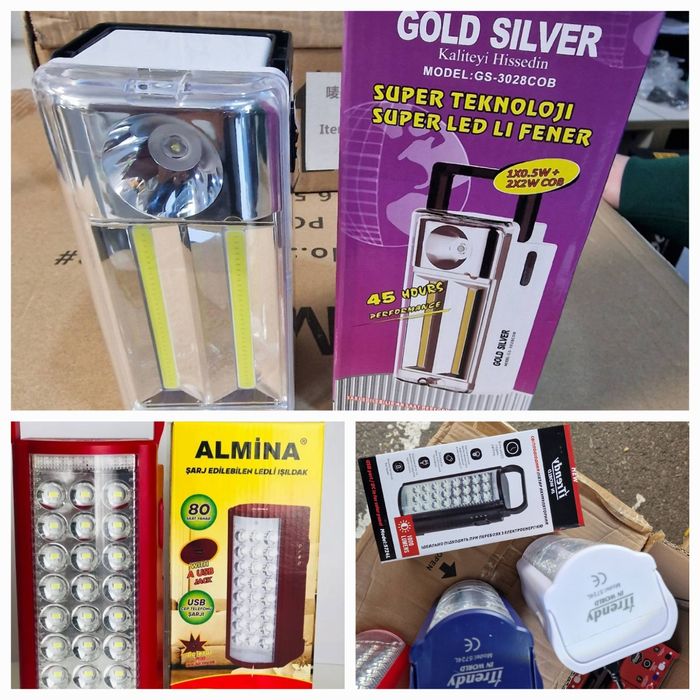 Аккумуляторна портативна  зарядна лампа -фонарь.