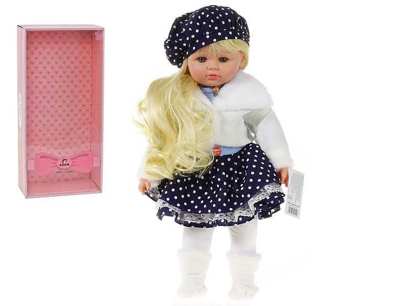 LALKA MIX wzorów, mówi i śpiwea 45 CM