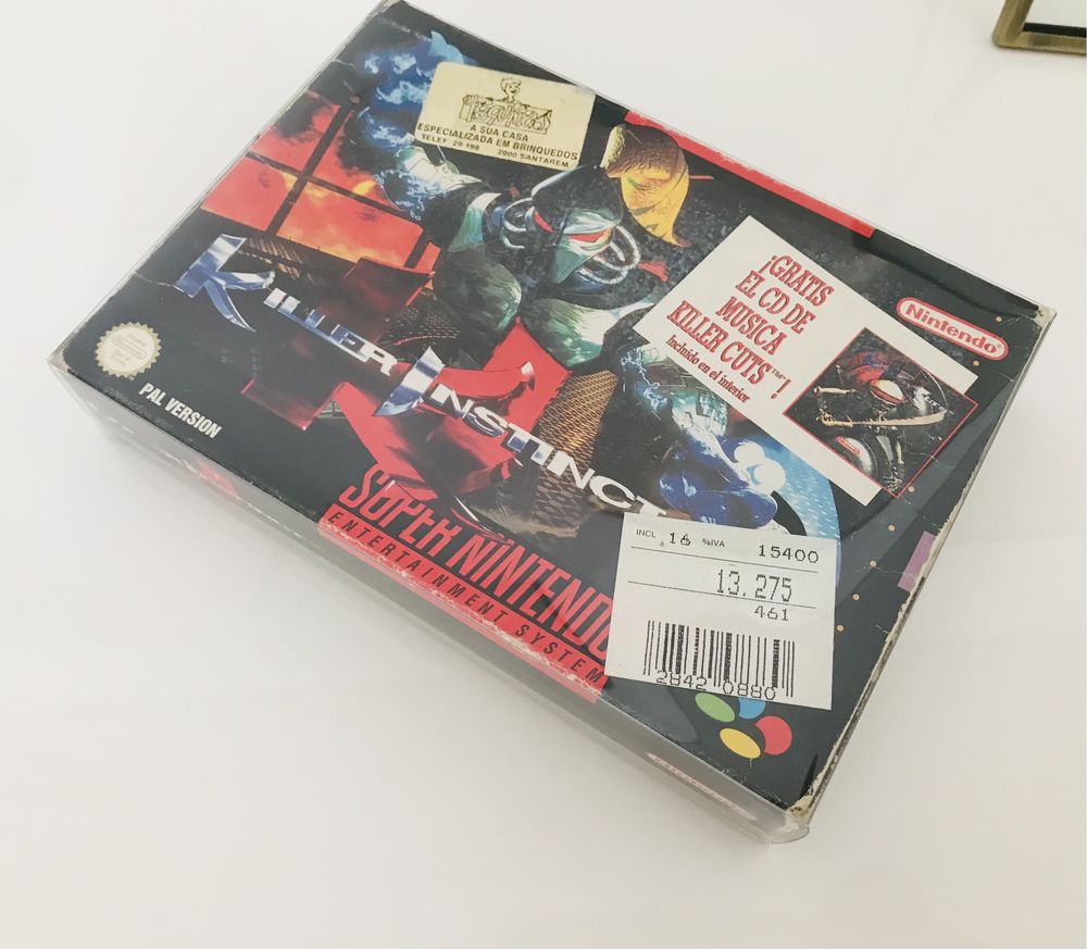 Killer Instint - SNES Super Nintendo - edição RARA portuguesa