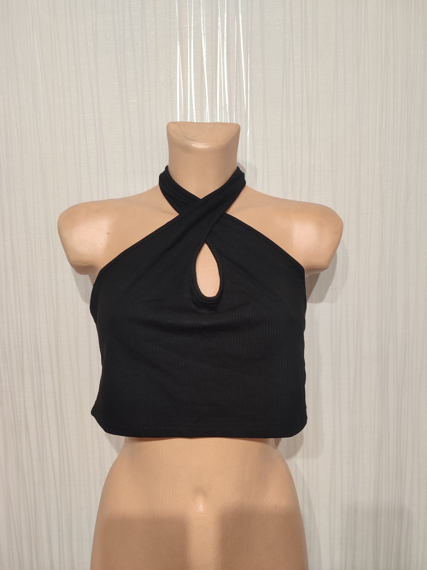 Seksowny Crop top nowy czarny