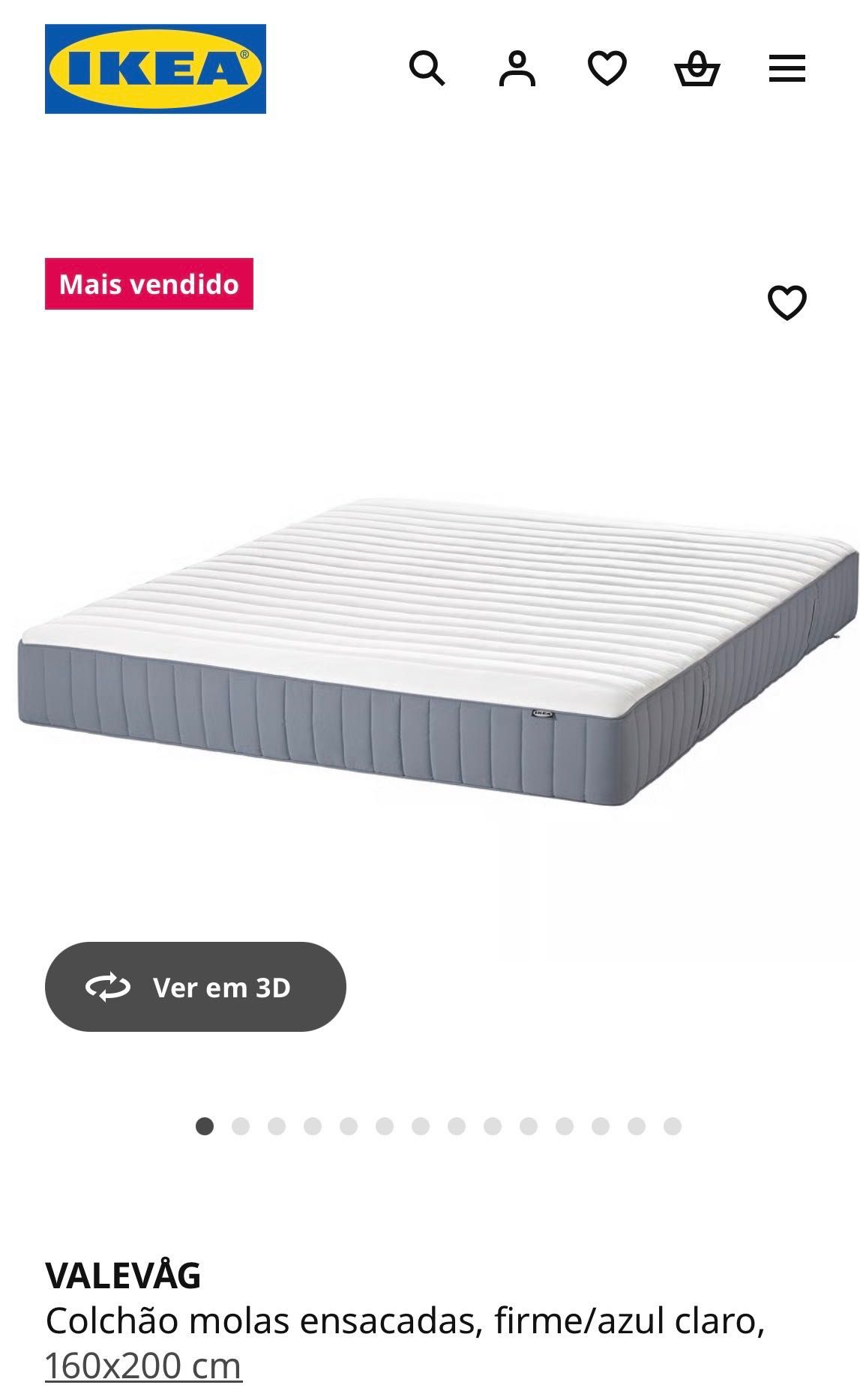 Cama e colchão novos