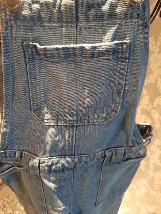 Ogrodniczki 11 lat next jeans denim błękit jakość tkmaxx młodzież dzie