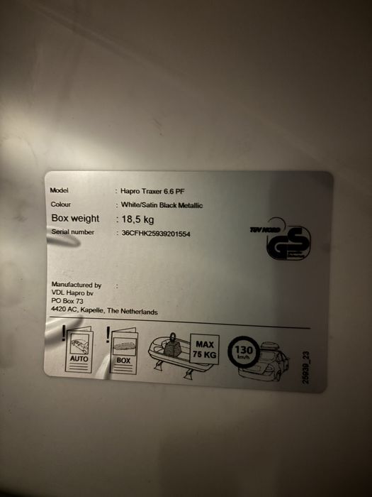 Box dachowy Inter Pack Traxer 6.6