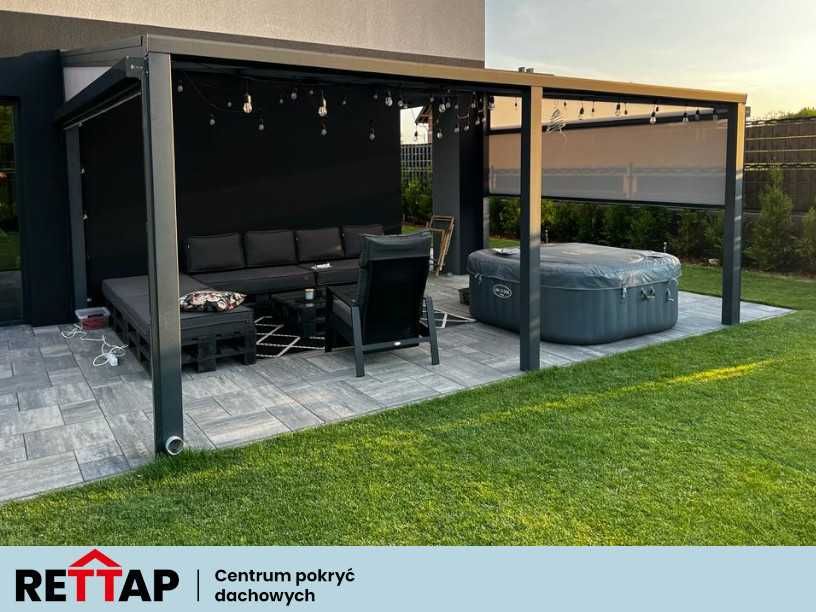 Zadaszenie Tarasu - Pergola - Ogród Letni, Aluminium 3,5x3,0m