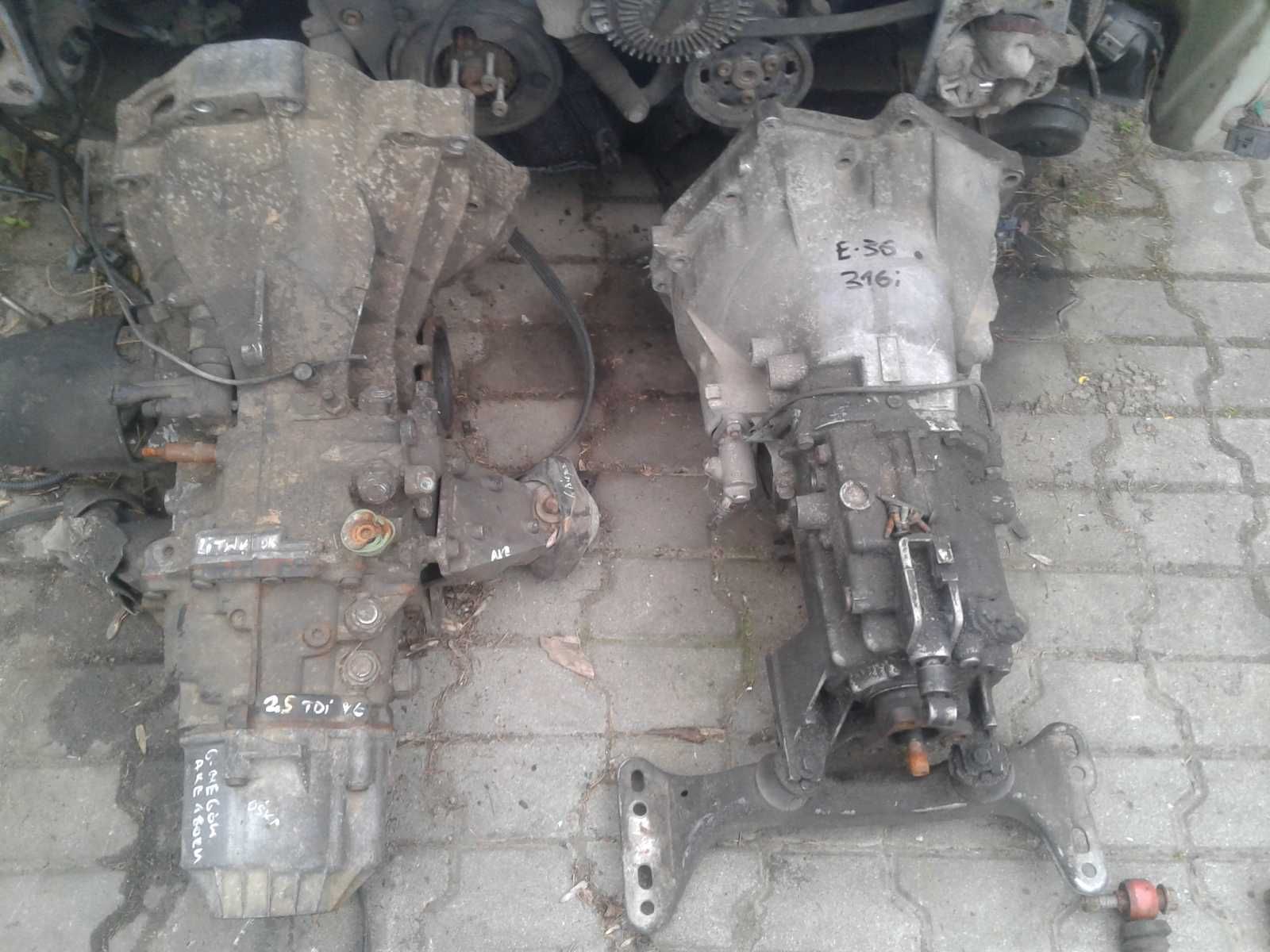AUDI A6 C5 Avant Kombi 2.5 TDI V6 Skrzynia Biegow 6 Manualna Ośka