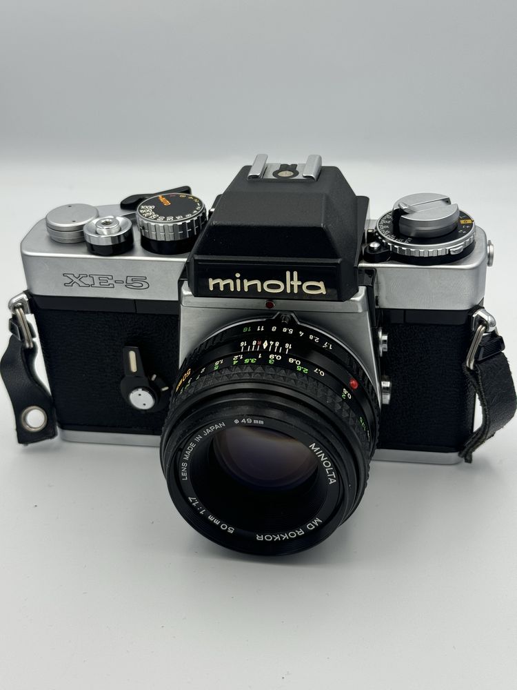 Minolta x5 z rokkorem 50 bdb stan zobacz