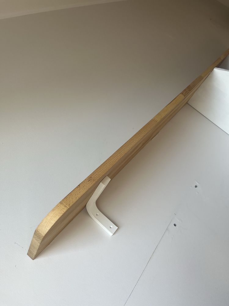 Podwójne biurko Ikea drewniane białe biurka