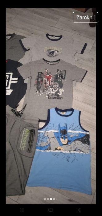 Bawełniany zestaw bluzki koszulki H&zM, Reserved 152