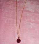 Colar com pendente Bordeaux