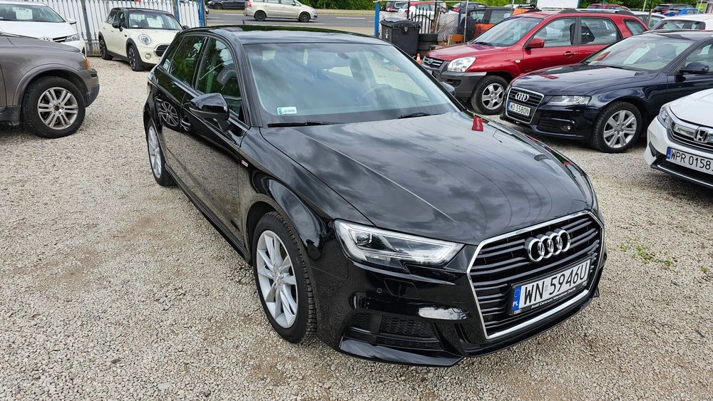 Audi A3 110 tys km SALON POLSKA S-tronic (7) S-line Wirtualne zegary FV VAT23%