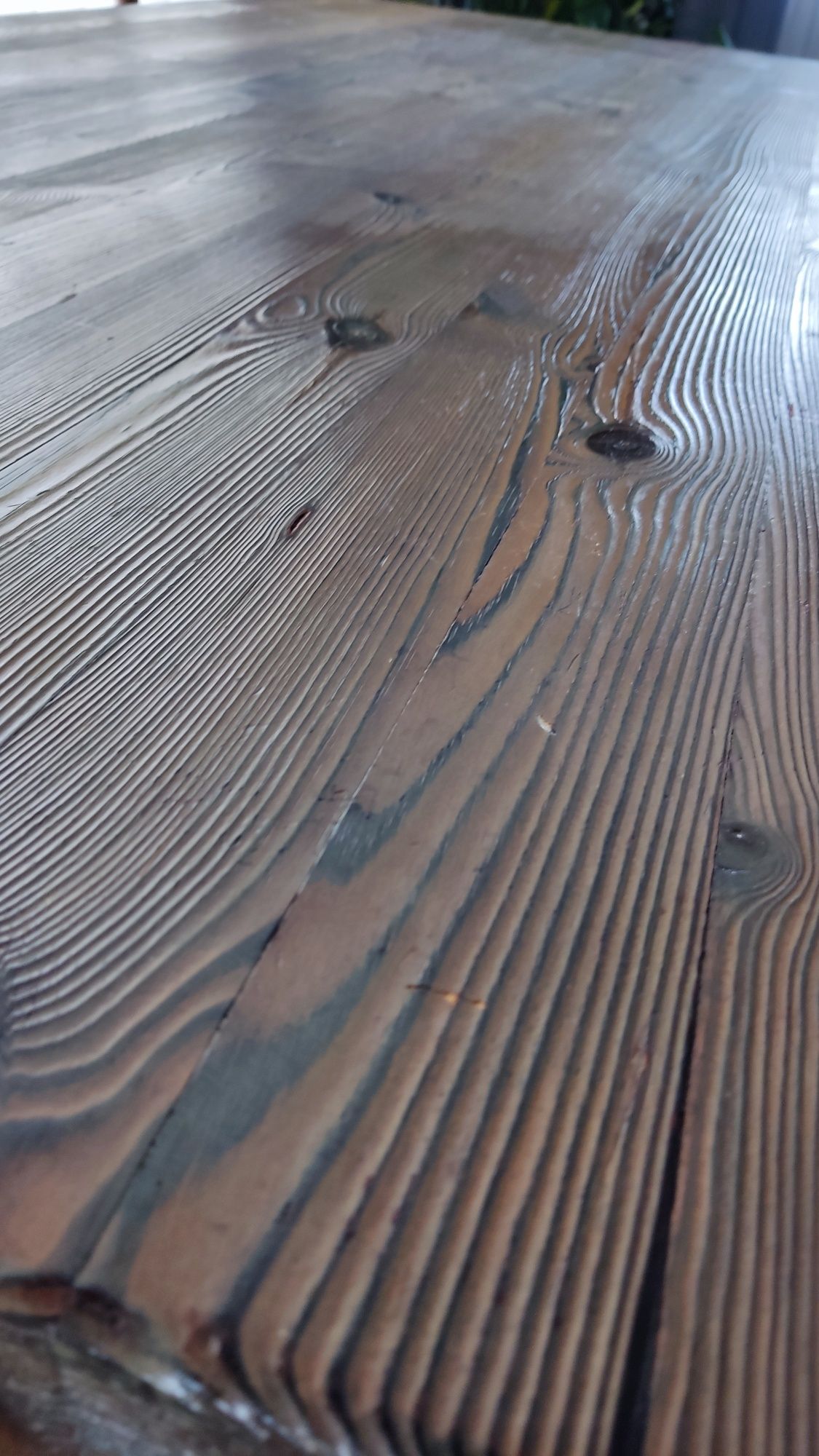 Stylowy stół, lite drewno