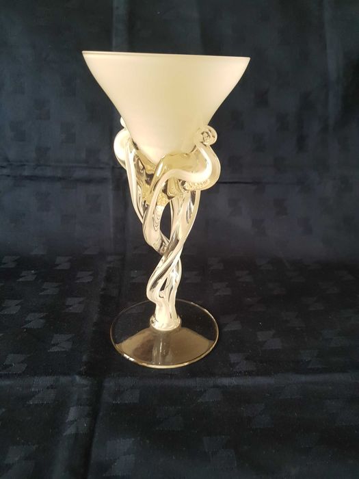 Szklany świecznik do świeczek TEALIGHT