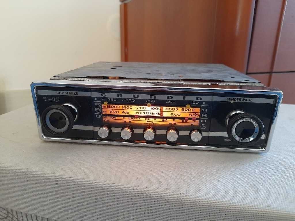 Zabytkowe radio Grundig Luxemburg VW Mercedes BMW