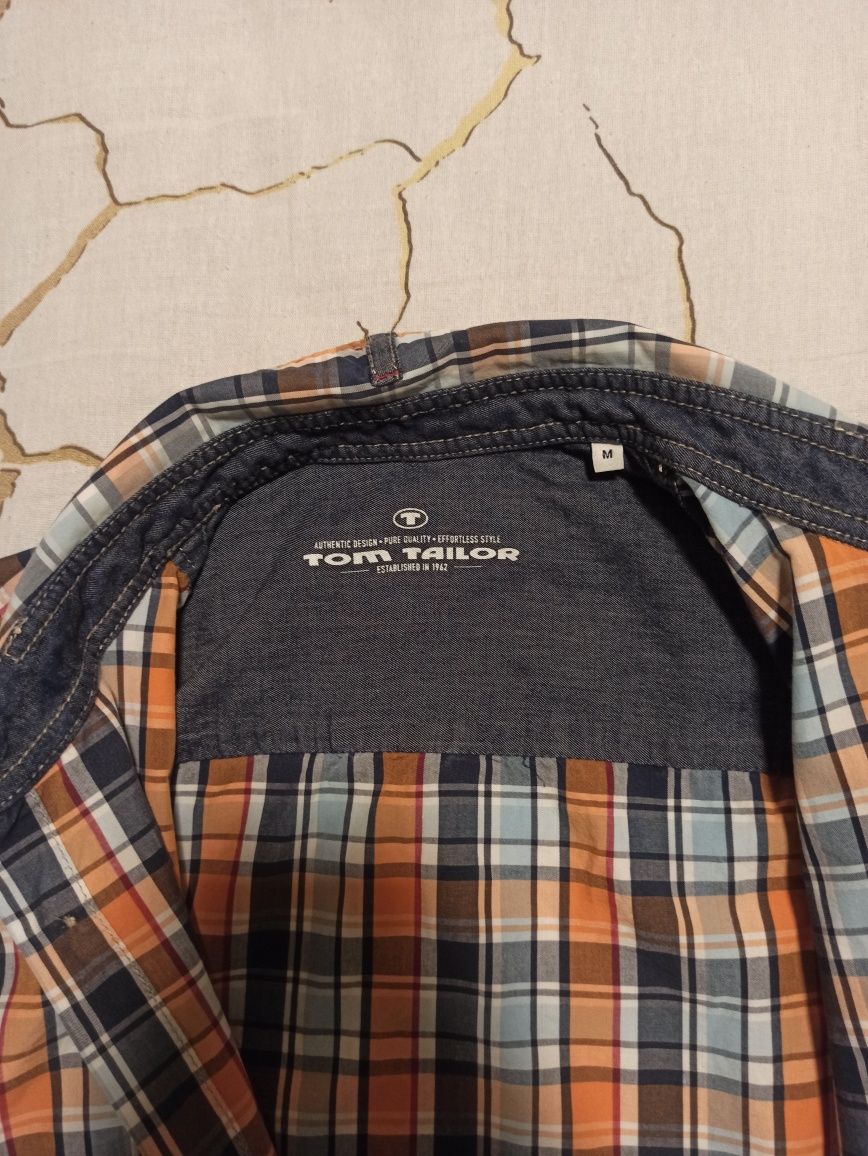 Чоловіча сорочка  в клітинку Tom Tailor.