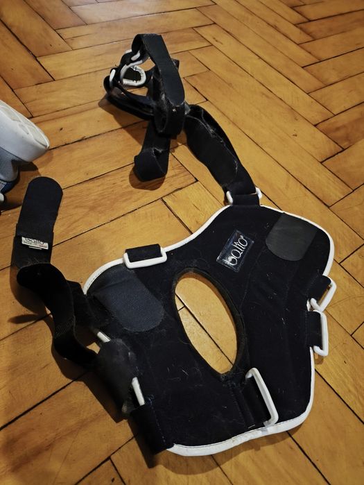 Lewa wzmocniona orteza stawu kolanowego psa Balto rozm xl