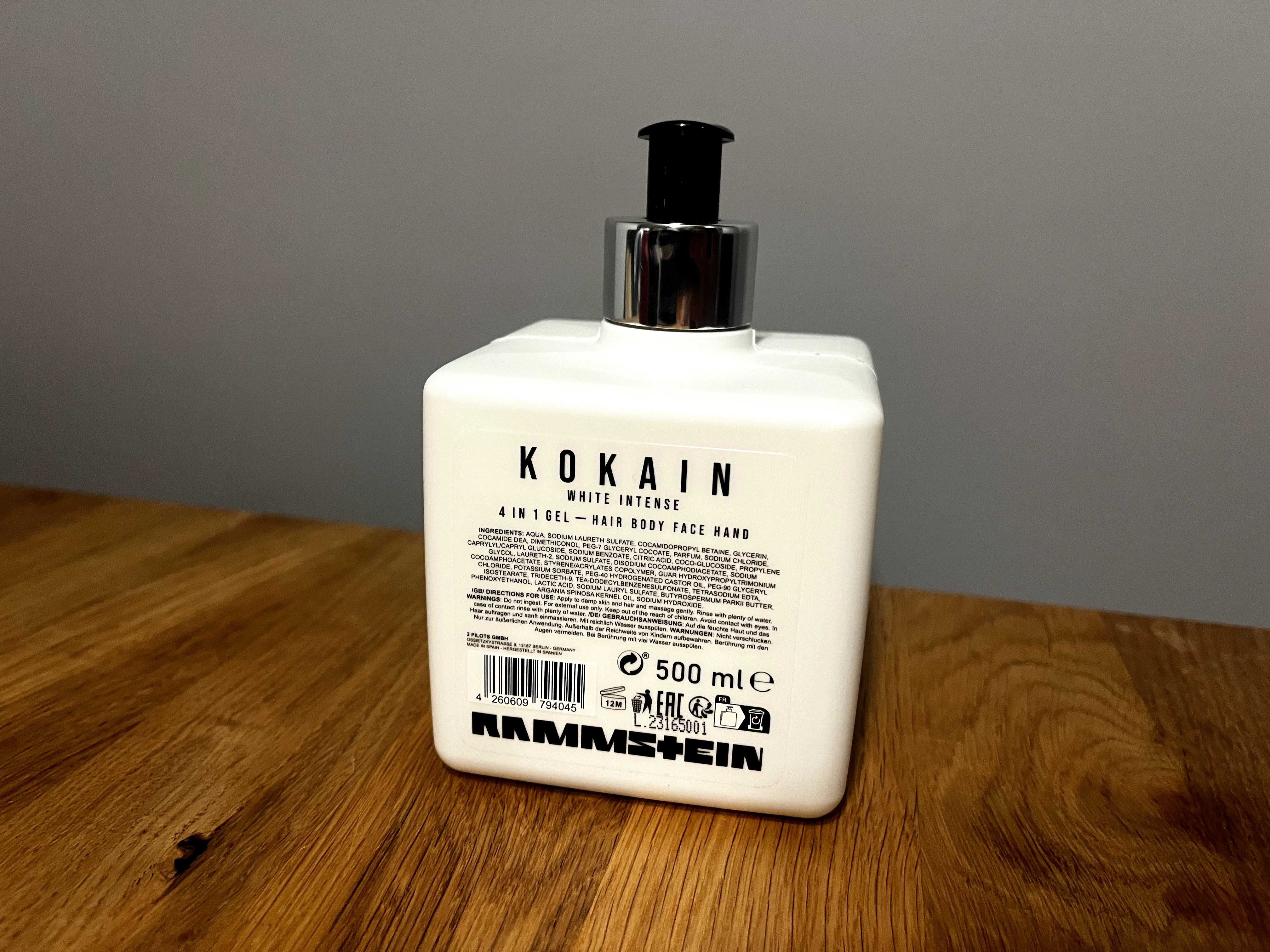 Rammstein żel 4 w 1 Kokain White Intense (wysyłka tego samego dnia!)