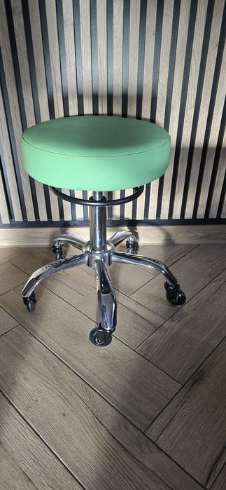 Hoker okrągły krzesło fryzjerskie fotel kosmetyczny