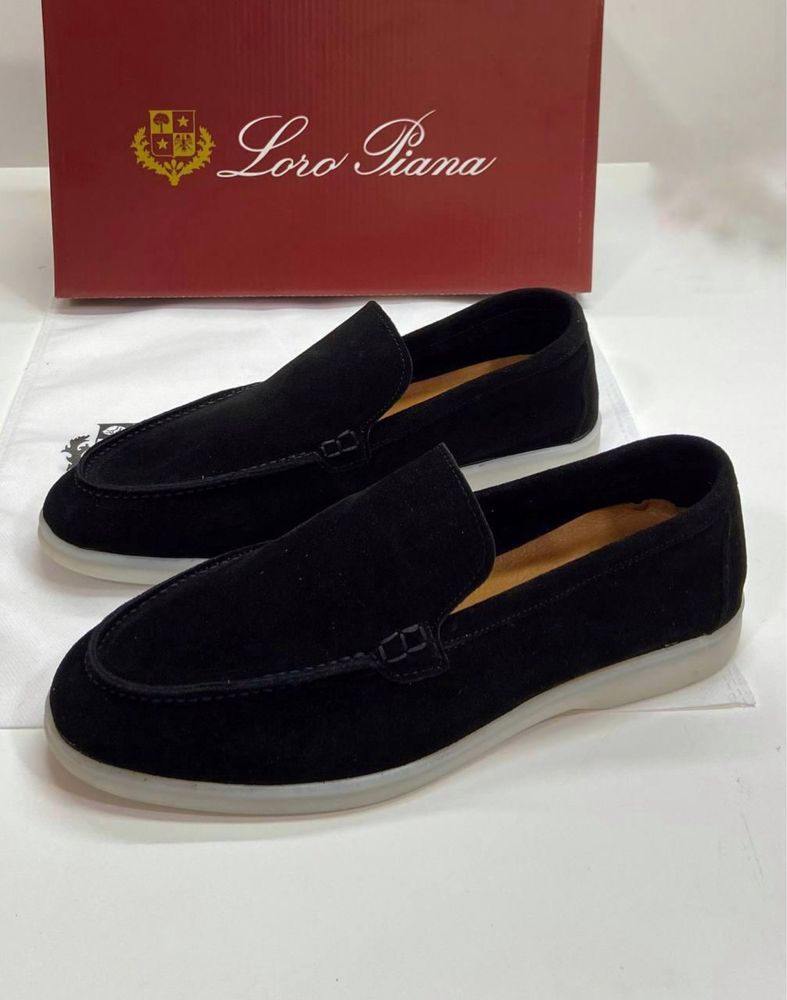 Лофери Loro Piana натуральна замша