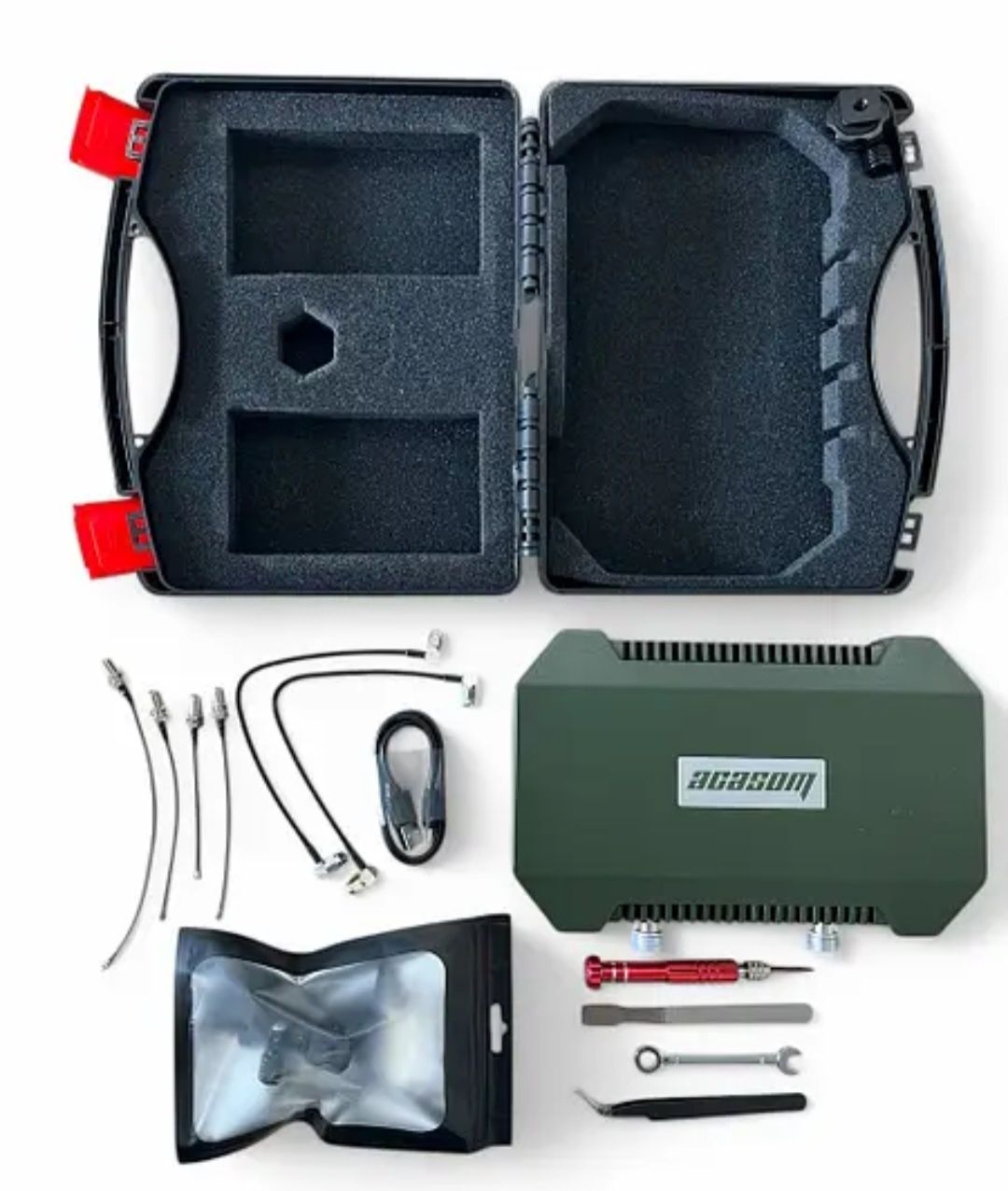 КОМПЛЕКТ Антенна усилитель ROC-4 N-Type 2.4G/5.2G/5.8G+Кабель RG-8 20m