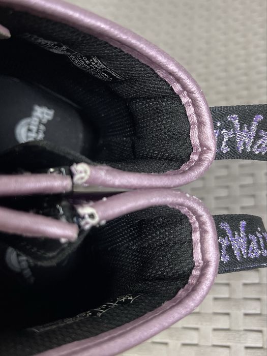 Dr. Martens ботинки кроссовки 37 размер женские кожаные розовые