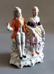 Figurka porcelanowa Kolekcjonerska .Para Dworska.