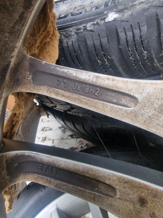 Felgi zimówkami Ronal 18cali, hankook evo3