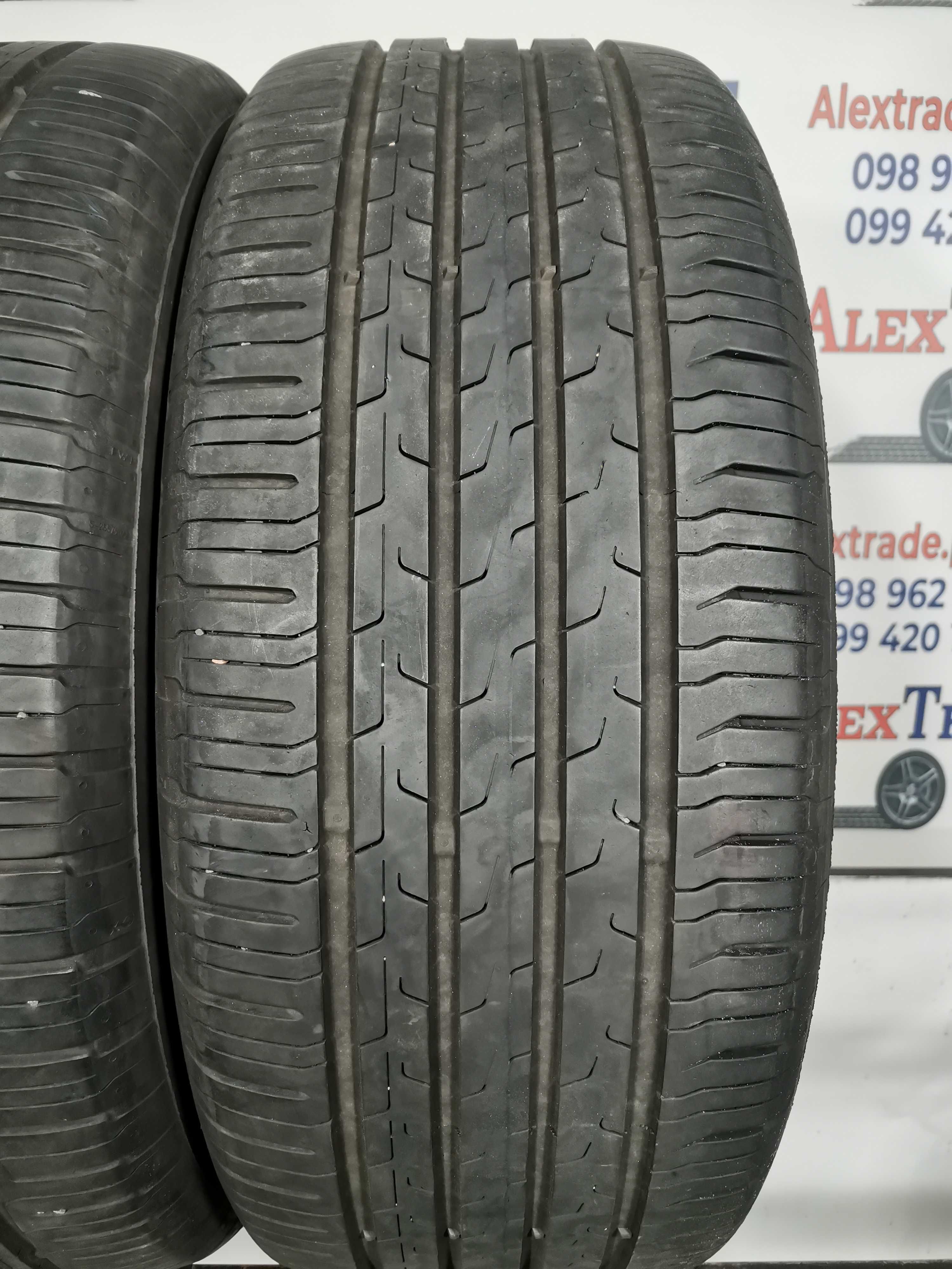 1шт. 225/55 R17 Continental EcoContact 6 літня шина б/у, 2021 рік