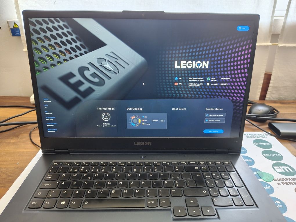 Portátil | Notebook GAMER - Lenovo Legion 5 17ACH6H