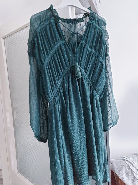 Sukienka Zara plumeti