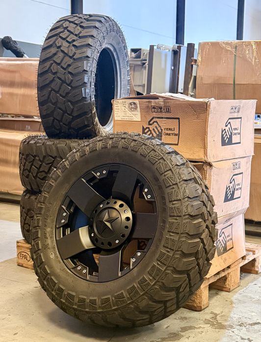Jantes 18 6x139,7  com pneus 33x12.5 r18