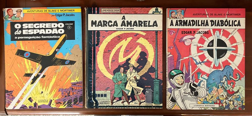 Aventuras de BLAKE e MORTIMER por Edgar P. Jacobs - BERTRAND capa dura