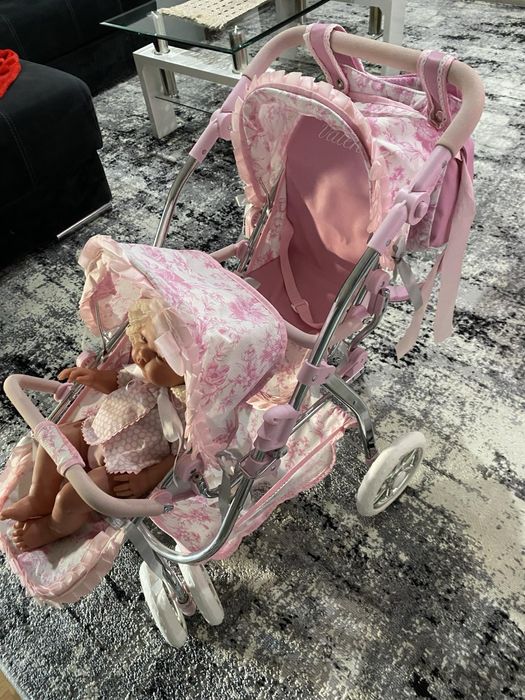 Carro Gémeos Rosa Valentina - NOVO