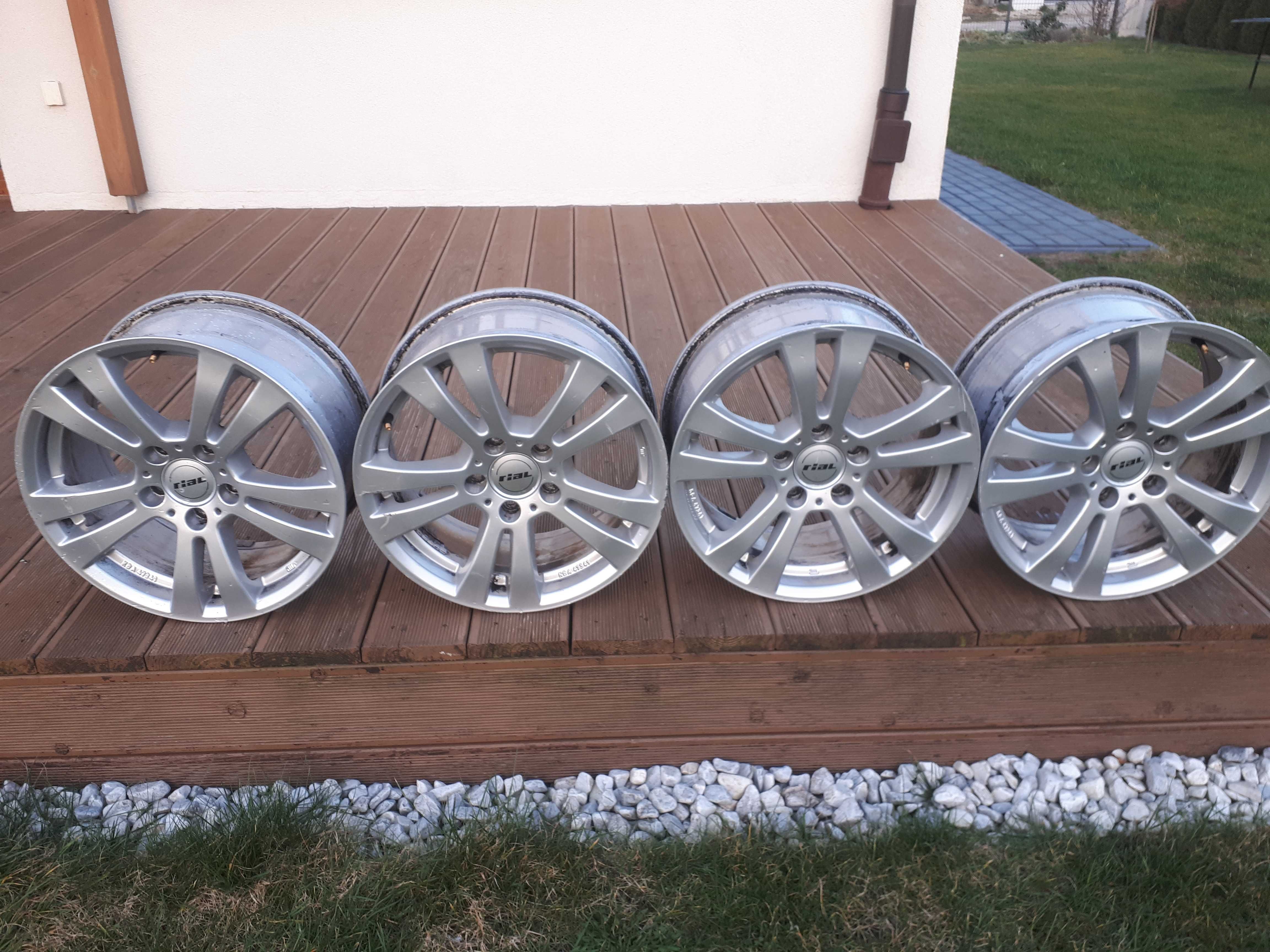 Alufelgi 16 cali RIAL 5x112, ET 45,5 Audi, Mercedes, VW