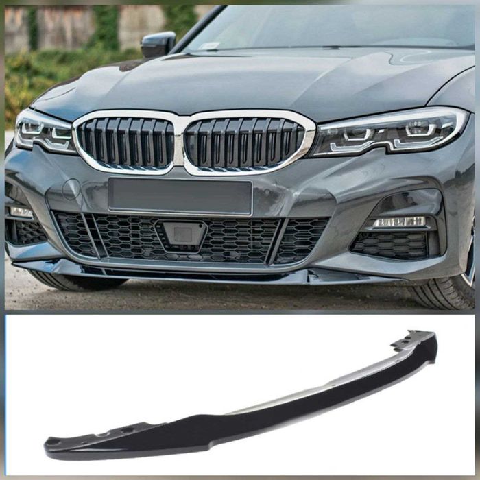 Сплиттер BMW G20 в стиле Maxton Design диффузор спойлер губа сплiтер