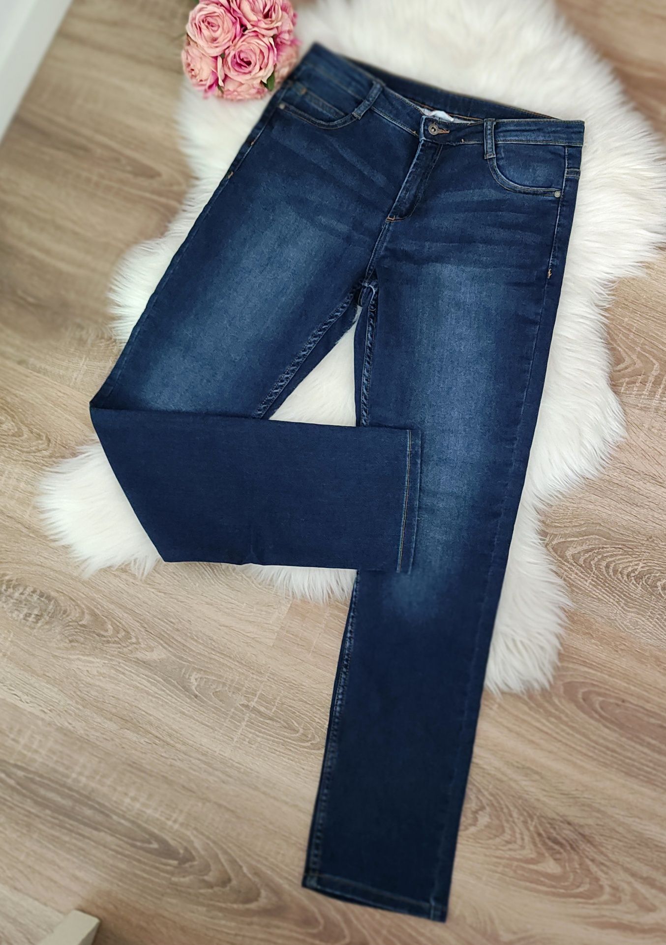 Spodnie chłopięce dla chłopca jeansowe jeans idealny stan 164 Coccodri