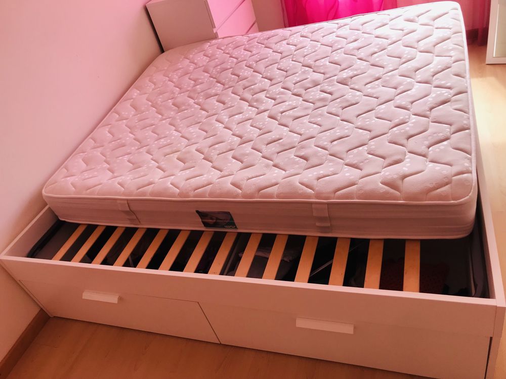 Cama+estrado+colchao