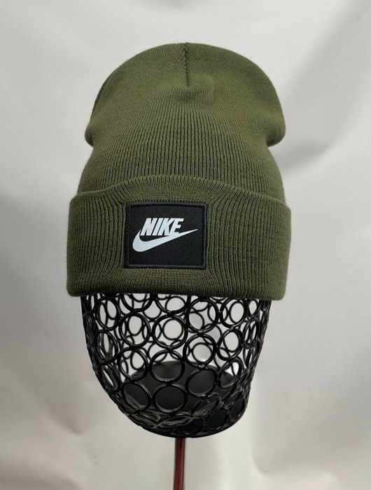 Мужская шапка  Nike зимняя на флисе