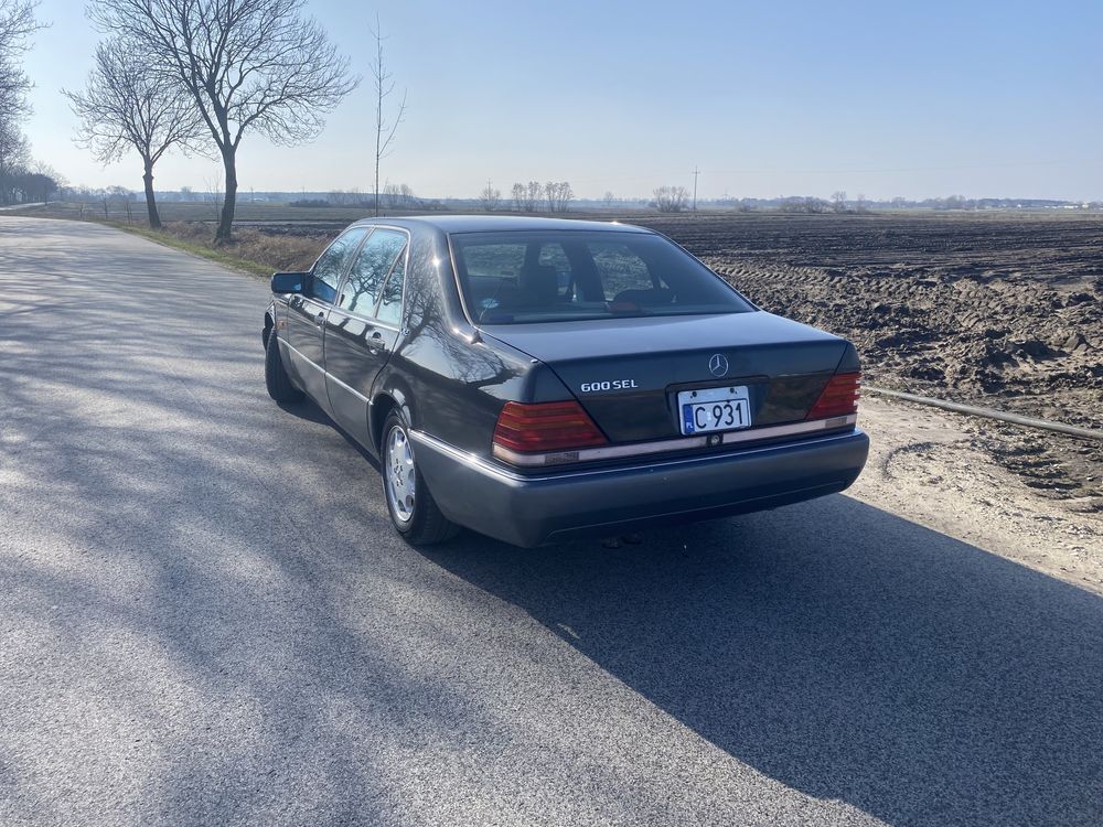 Mercedes w140 600sel okazja niski przebieg