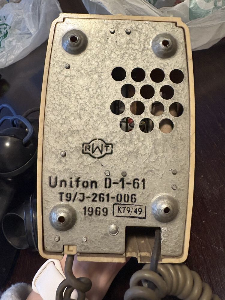 Stary domofon RWT Unifon 1969 rok