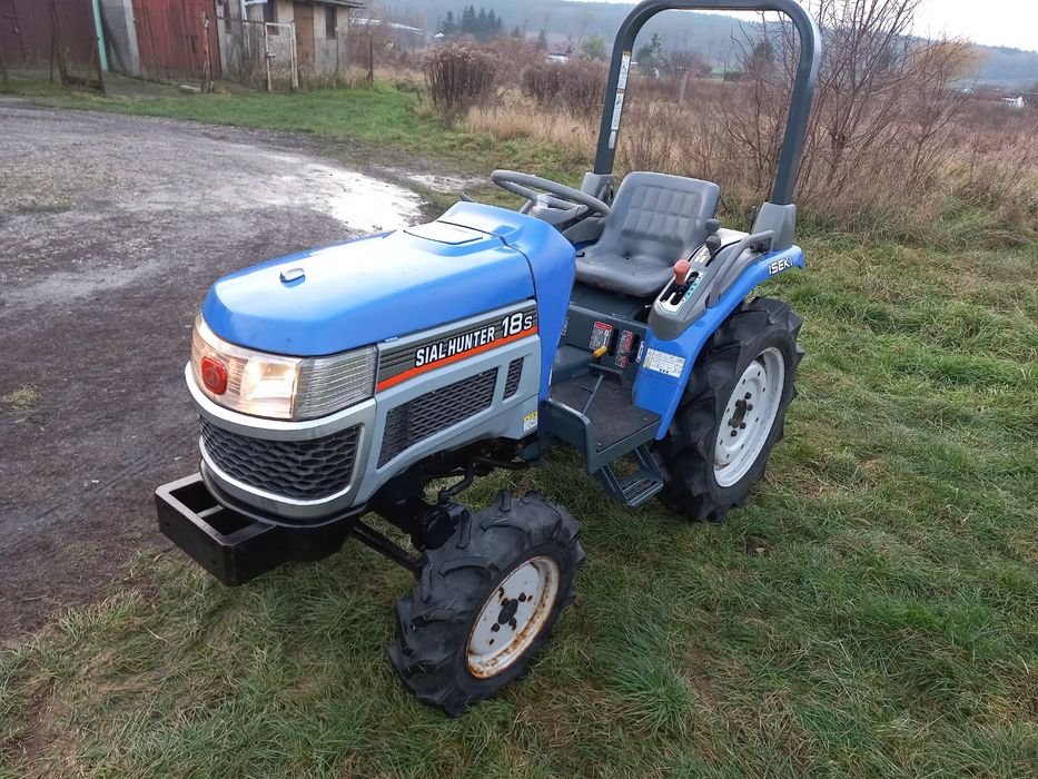 Traktorek ISEKI Sial HUNTER 18s TUR Wspomaganie 4x4 Yanmar Kubota