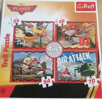 Trefl Puzzle 4w1 Samoloty Planes 2  ukladanki 4