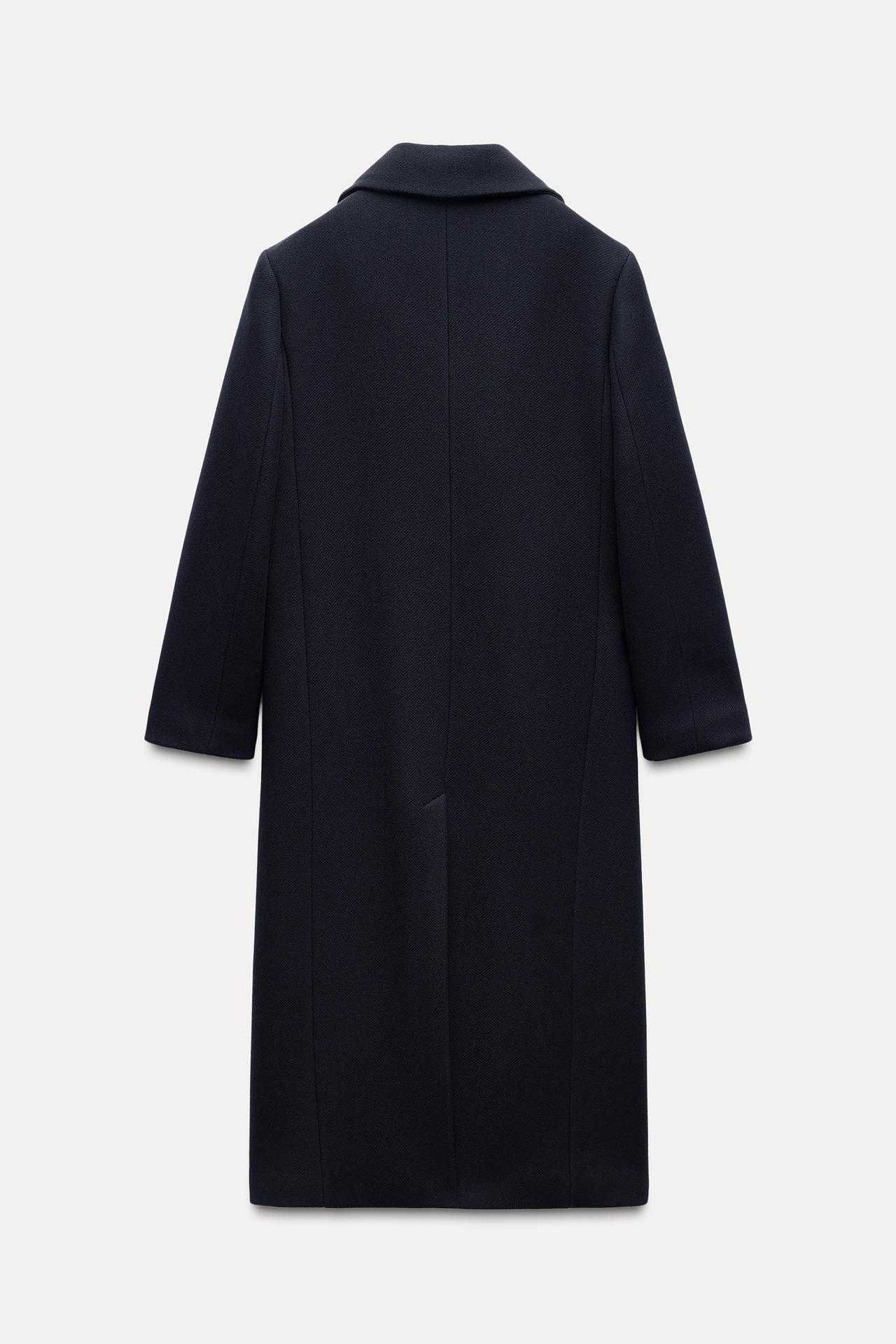 Женское шерстяное пальто Zara